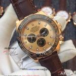 Perfect Replica Rolex Daytona Watch - Rose Gold Black Ceramic 40mm
